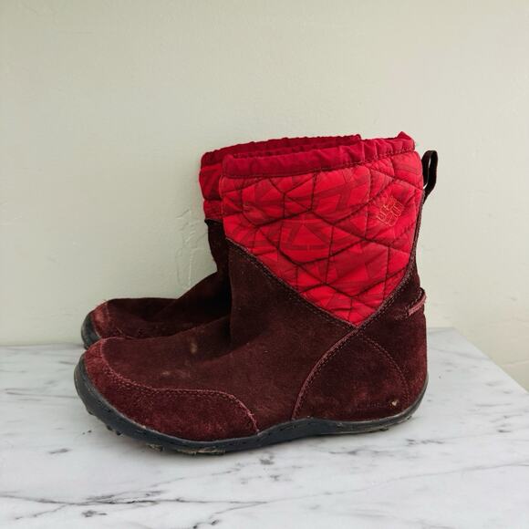 Columbia Bugaboot Red Suede Winter Boot Women’s Size 5.5 - Picture 1 of 9